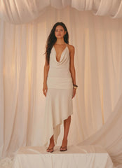Nyra Midi Dress - Cream